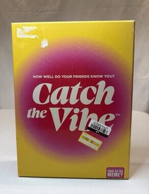 What Do You Meme Catch The Vibe Board Game Adult Party Card Game New Sealed